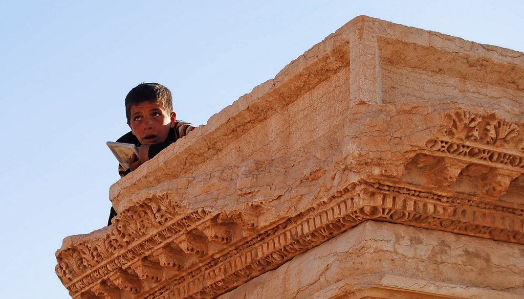 Ein Junge in Palmyra, Syrien, 2010