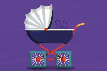 Luxus ohne Kinder - Illustration: Fabian Gampp für transform