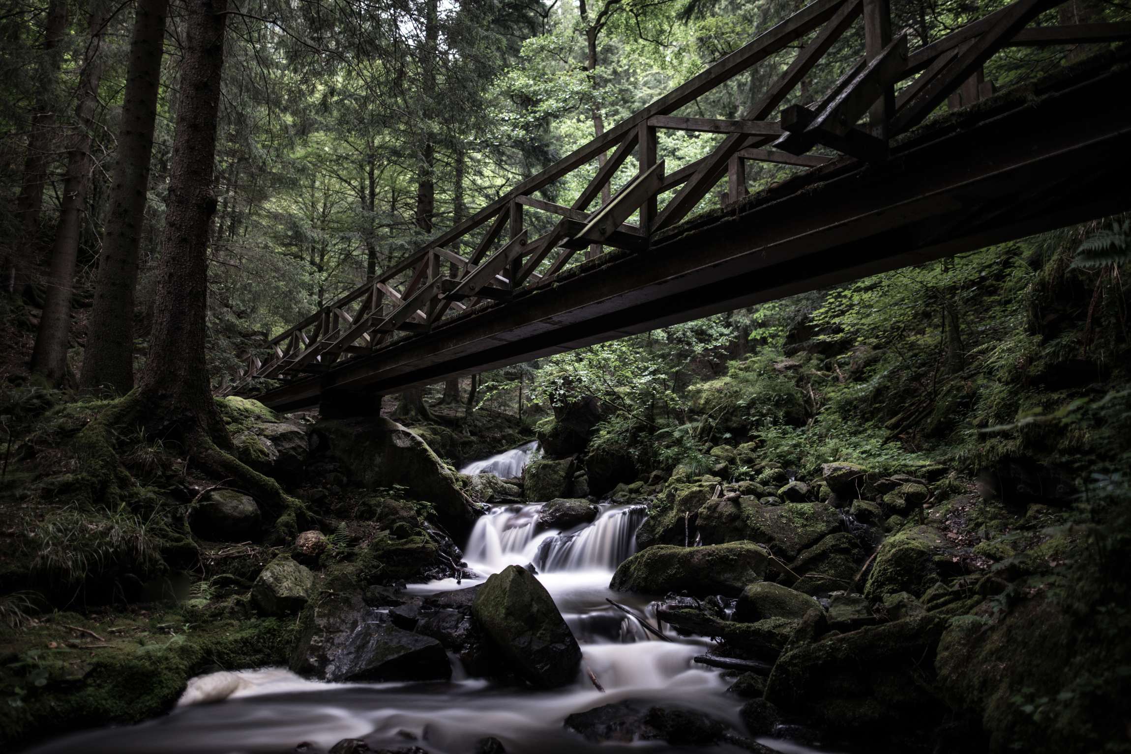 Wasserfall im Schwarzen Wald.