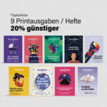 Papierliebe: 9 Hefte, 20% günstiger