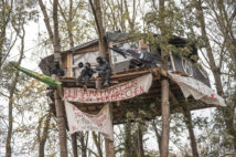 Waldbesetzer in Lützerath